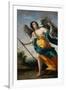 La Vertu-Virtue, around 1640.-Simon Vouet-Framed Giclee Print