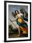 La Vertu-Virtue, around 1640.-Simon Vouet-Framed Giclee Print