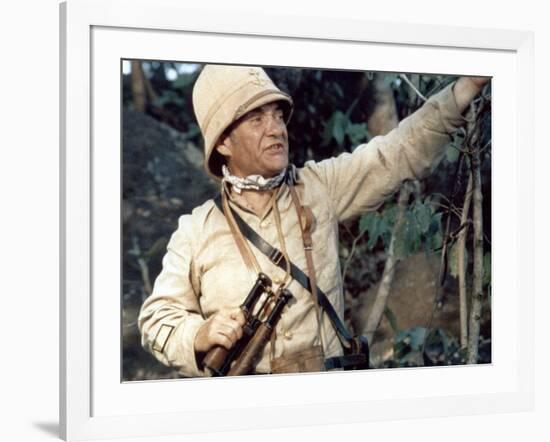 La victoire en chantant Noirs and blancs en couleur Black and White in Color by Jean-Jacques Annaud-null-Framed Photo