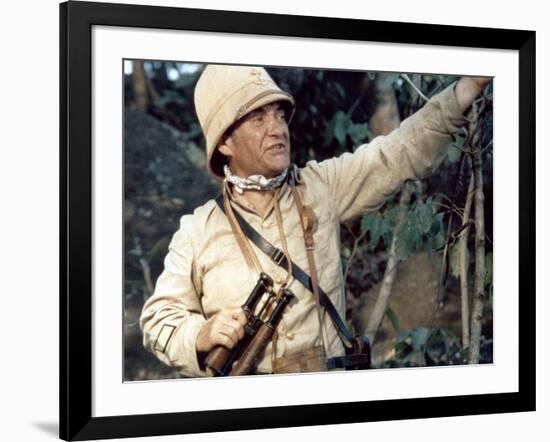 La victoire en chantant Noirs and blancs en couleur Black and White in Color by Jean-Jacques Annaud-null-Framed Photo