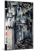 La Vie Dans Un Grand Hotel (Life in a Grand Hotel). Peinture De Kasimir Severinovich Malevitch (Mal-Kazimir Severinovich Malevich-Mounted Giclee Print