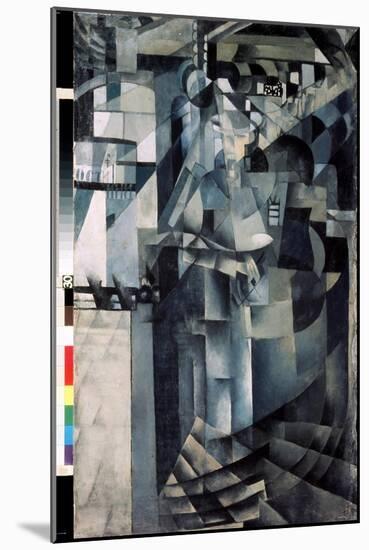 La Vie Dans Un Grand Hotel (Life in a Grand Hotel). Peinture De Kasimir Severinovich Malevitch (Mal-Kazimir Severinovich Malevich-Mounted Giclee Print