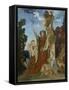 La Vie de l'Humanité : l'Age d'argent, Orphée-Gustave Moreau-Framed Stretched Canvas