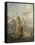 La Vie de l'Humanité : l'Age d'or, Adam-Gustave Moreau-Framed Stretched Canvas