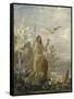 La Vie de l'Humanité : l'Age d'or, Adam-Gustave Moreau-Framed Stretched Canvas