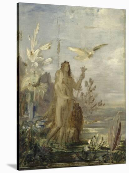 La Vie de l'Humanité : l'Age d'or, Adam-Gustave Moreau-Stretched Canvas