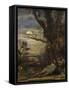 La Vie de l'Humanité : l'Âge d'or, Adam-Gustave Moreau-Framed Stretched Canvas