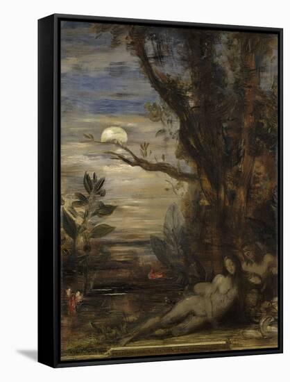 La Vie de l'Humanité : l'Âge d'or, Adam-Gustave Moreau-Framed Stretched Canvas