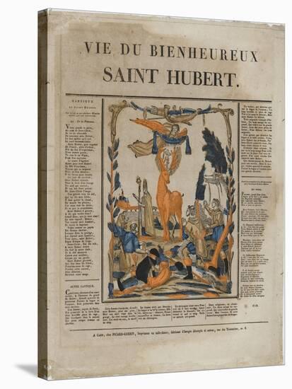 La vie du bienheureux saint Hubert-null-Stretched Canvas