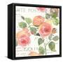 La Vie En Rose I-Julie Paton-Framed Stretched Canvas