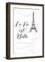 La Vie Est Belle-Martina Pavlova-Framed Art Print