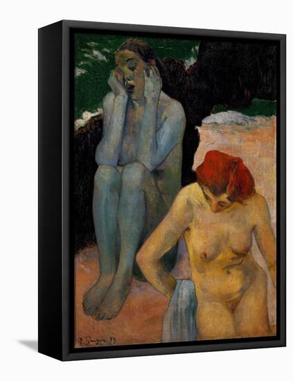 La vie et la mort-life and death, 1891-1893 Canvas, 92 x 75 cm Inv. 66.-Paul Gauguin-Framed Stretched Canvas