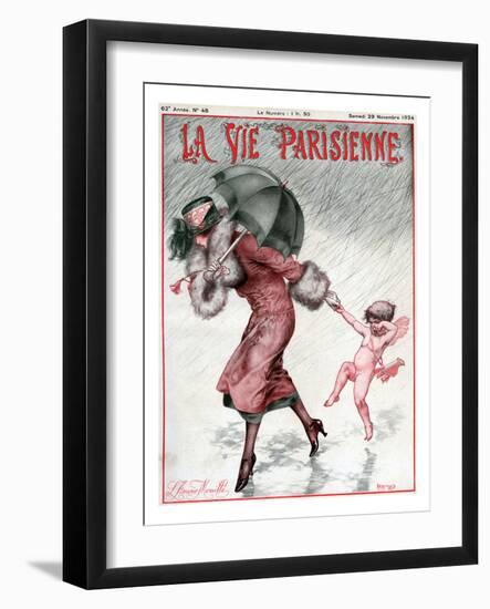 La Vie Parisienne, 1924, France-null-Framed Giclee Print