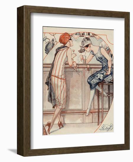 La Vie Parisienne, 1925, France-null-Framed Giclee Print