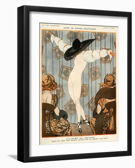 La Vie Parisienne, A Vallee, 1919, France-null-Framed Giclee Print