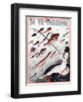 La Vie Parisienne, A Vallee, 1923, France-null-Framed Premium Giclee Print
