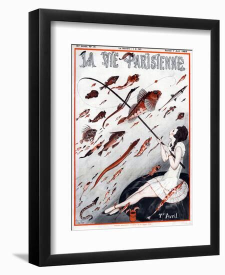 La Vie Parisienne, A Vallee, 1923, France-null-Framed Premium Giclee Print