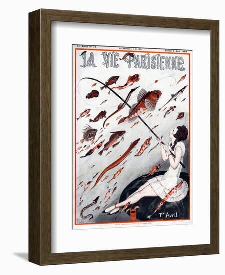 La Vie Parisienne, A Vallee, 1923, France-null-Framed Giclee Print