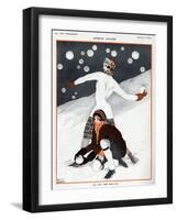 La Vie Parisienne, A Vallee, 1923, France-null-Framed Giclee Print