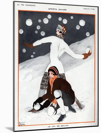 La Vie Parisienne, A Vallee, 1923, France-null-Mounted Giclee Print