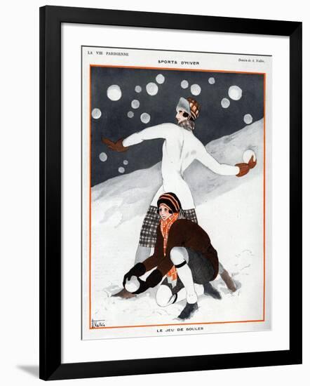 La Vie Parisienne, A Vallee, 1923, France-null-Framed Giclee Print