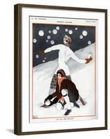 La Vie Parisienne, A Vallee, 1923, France-null-Framed Giclee Print