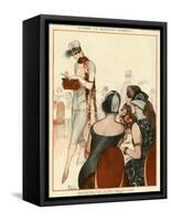 La Vie Parisienne, A Vallee, 1924, France-null-Framed Stretched Canvas