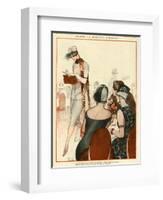 La Vie Parisienne, A Vallee, 1924, France-null-Framed Giclee Print