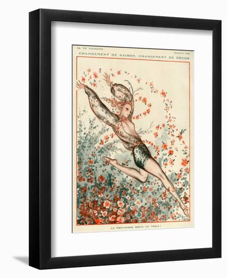 La Vie Parisienne, A Vallee, 1924, France-null-Framed Giclee Print