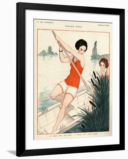 La Vie Parisienne, A Vallee, 1924, France-null-Framed Giclee Print