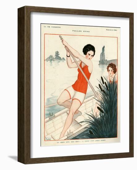 La Vie Parisienne, A Vallee, 1924, France-null-Framed Giclee Print