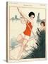 La Vie Parisienne, A Vallee, 1924, France-null-Stretched Canvas