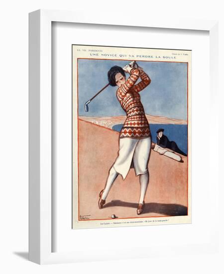 La Vie Parisienne, A Vallee, 1924, France-null-Framed Giclee Print