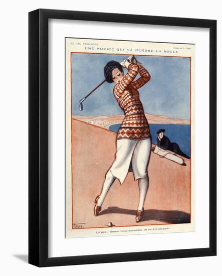 La Vie Parisienne, A Vallee, 1924, France-null-Framed Giclee Print