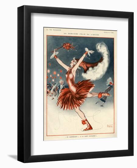 La Vie Parisienne, A Vallee, 1924, France-null-Framed Giclee Print