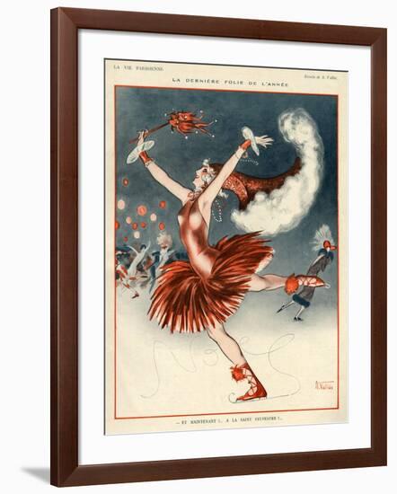 La Vie Parisienne, A Vallee, 1924, France-null-Framed Giclee Print