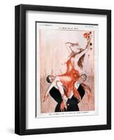 La Vie Parisienne, A Vallee, France-null-Framed Premium Giclee Print