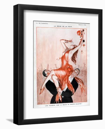 La Vie Parisienne, A Vallee, France-null-Framed Premium Giclee Print