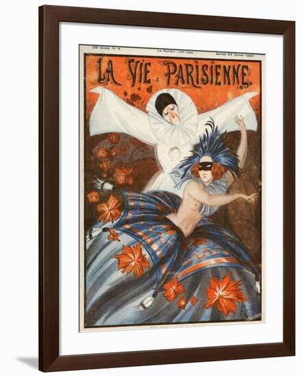 La Vie Parisienne, Armand Vallee, 1920, France-null-Framed Giclee Print