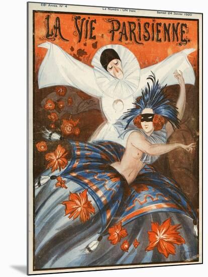 La Vie Parisienne, Armand Vallee, 1920, France-null-Mounted Giclee Print