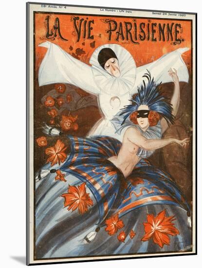 La Vie Parisienne, Armand Vallee, 1920, France-null-Mounted Giclee Print