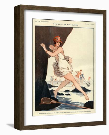La Vie Parisienne, Armand Vallee, 1923, France-null-Framed Giclee Print