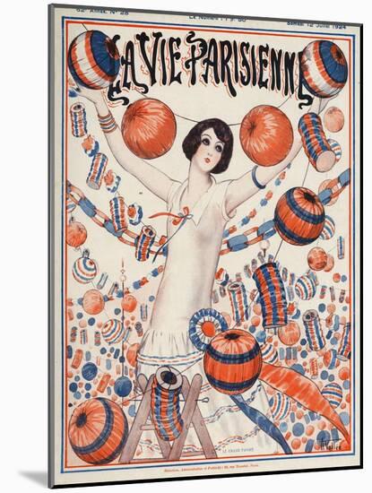 La Vie Parisienne, Armand Vallee, 1924, France-null-Mounted Giclee Print