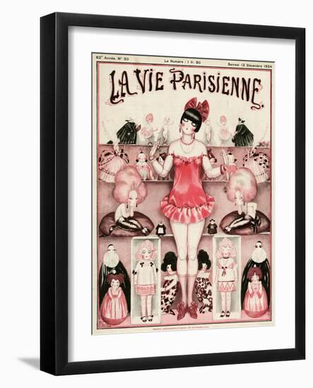 La Vie Parisienne, Armand Vallee, 1924, France-null-Framed Giclee Print