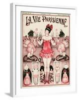 La Vie Parisienne, Armand Vallee, 1924, France-null-Framed Giclee Print