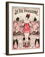 La Vie Parisienne, Armand Vallee, 1924, France-null-Framed Giclee Print