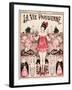 La Vie Parisienne, Armand Vallee, 1924, France-null-Framed Giclee Print