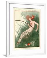 La Vie Parisienne, Armand Vallee, 1924, France-null-Framed Giclee Print