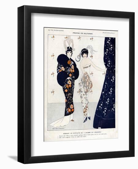 La Vie Parisienne, Brunelleschi, 1912, France-null-Framed Giclee Print