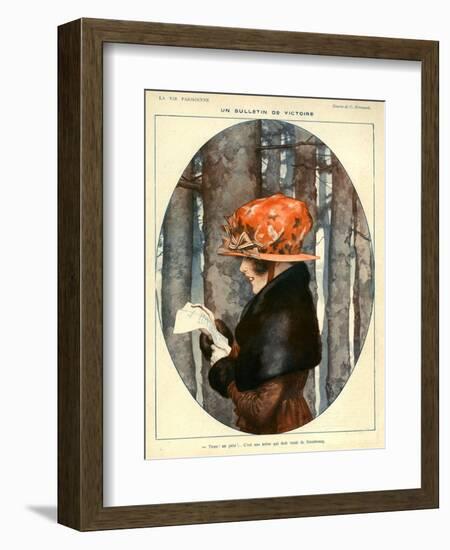 La Vie Parisienne, C Herouard, 1918, France-null-Framed Giclee Print